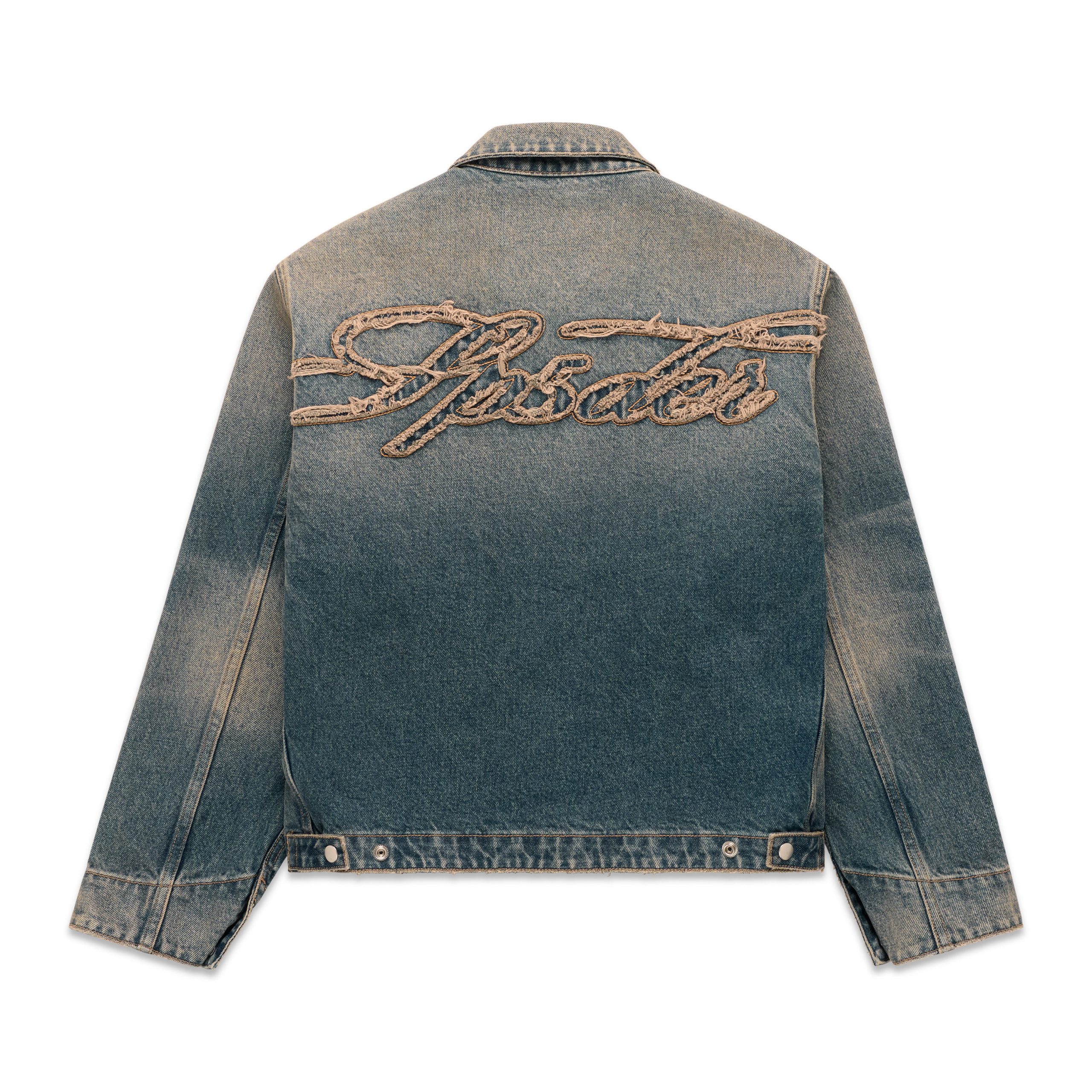 SCRIPT DENIM WORK JACKET - Image 2