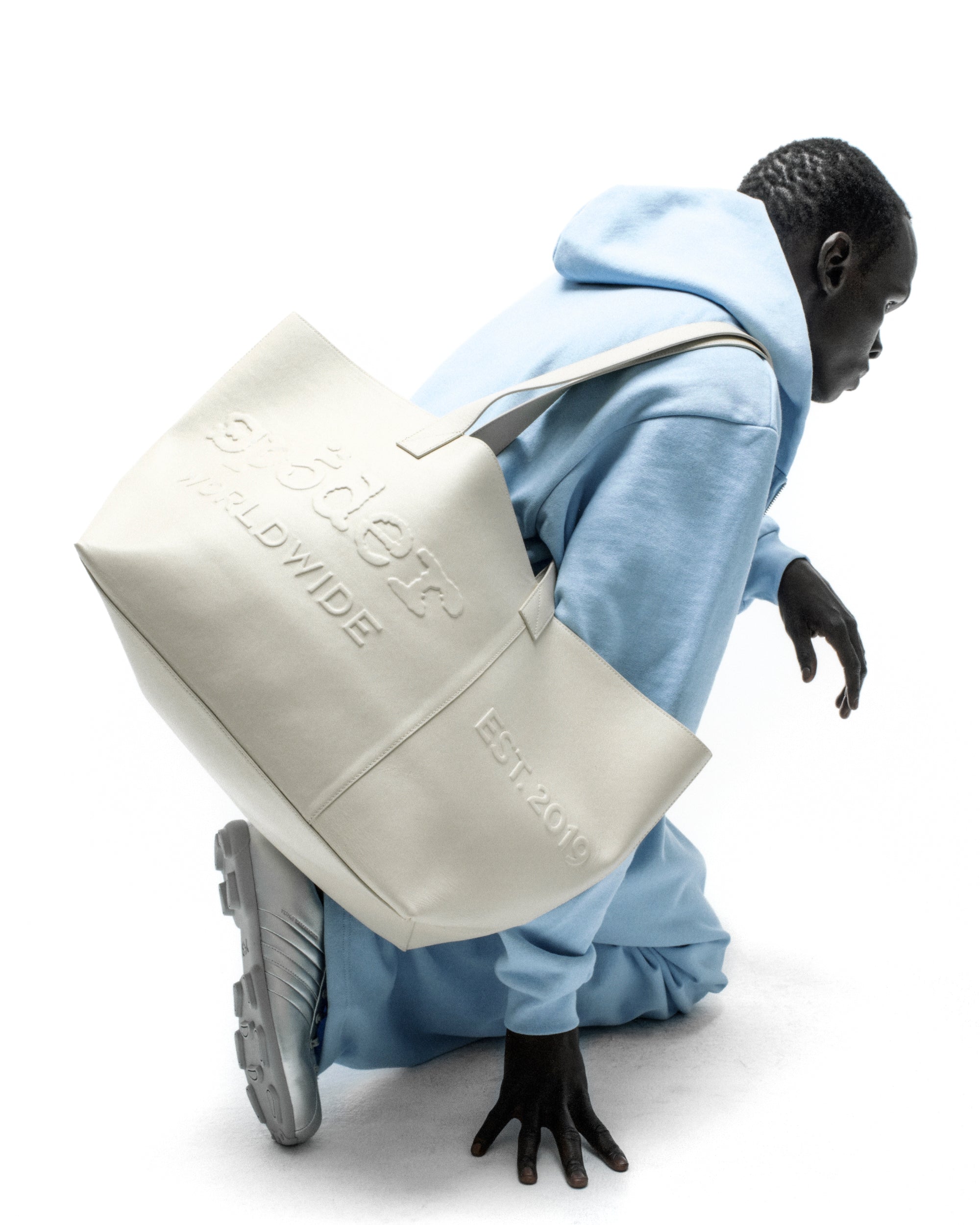 GHOST LEATHER TOTE BAG - Image 9