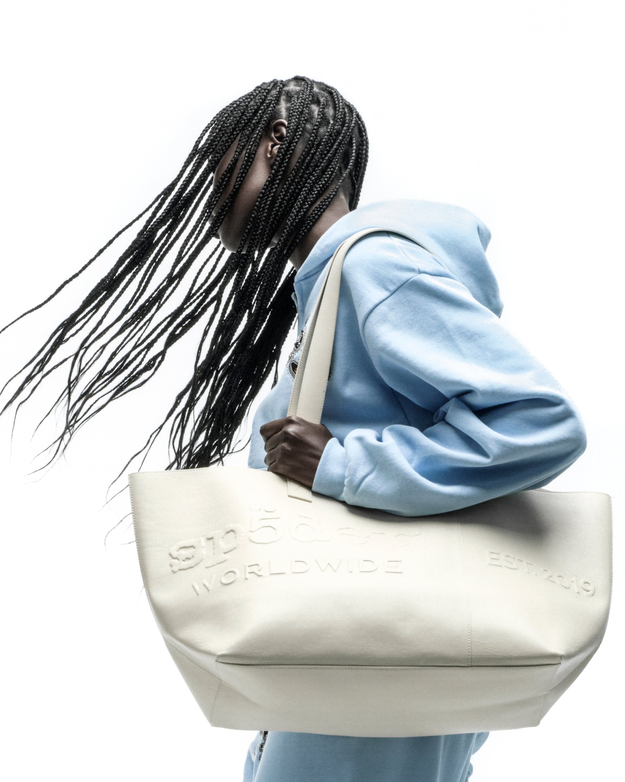GHOST LEATHER TOTE BAG - Image 10