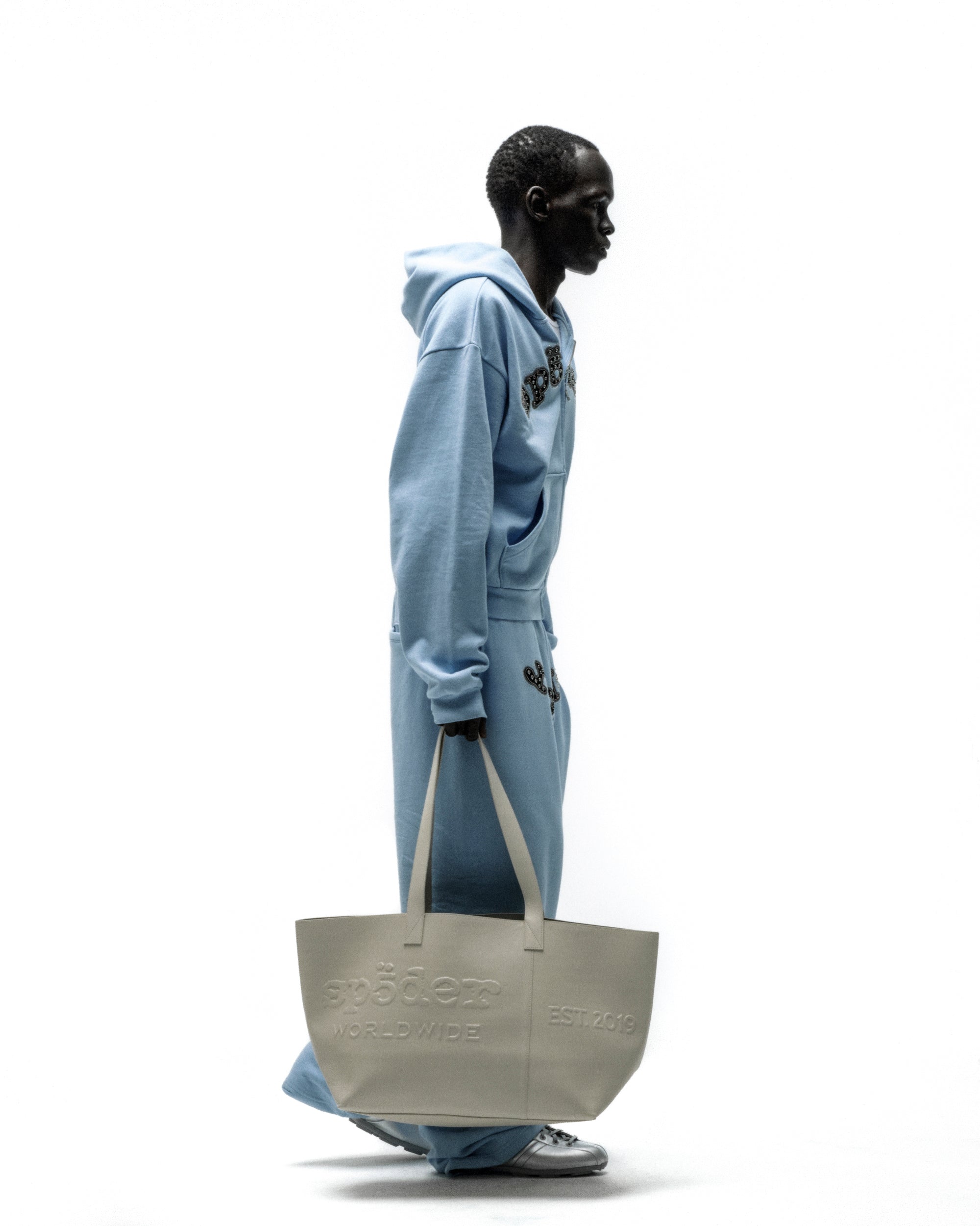 GHOST LEATHER TOTE BAG - Image 6
