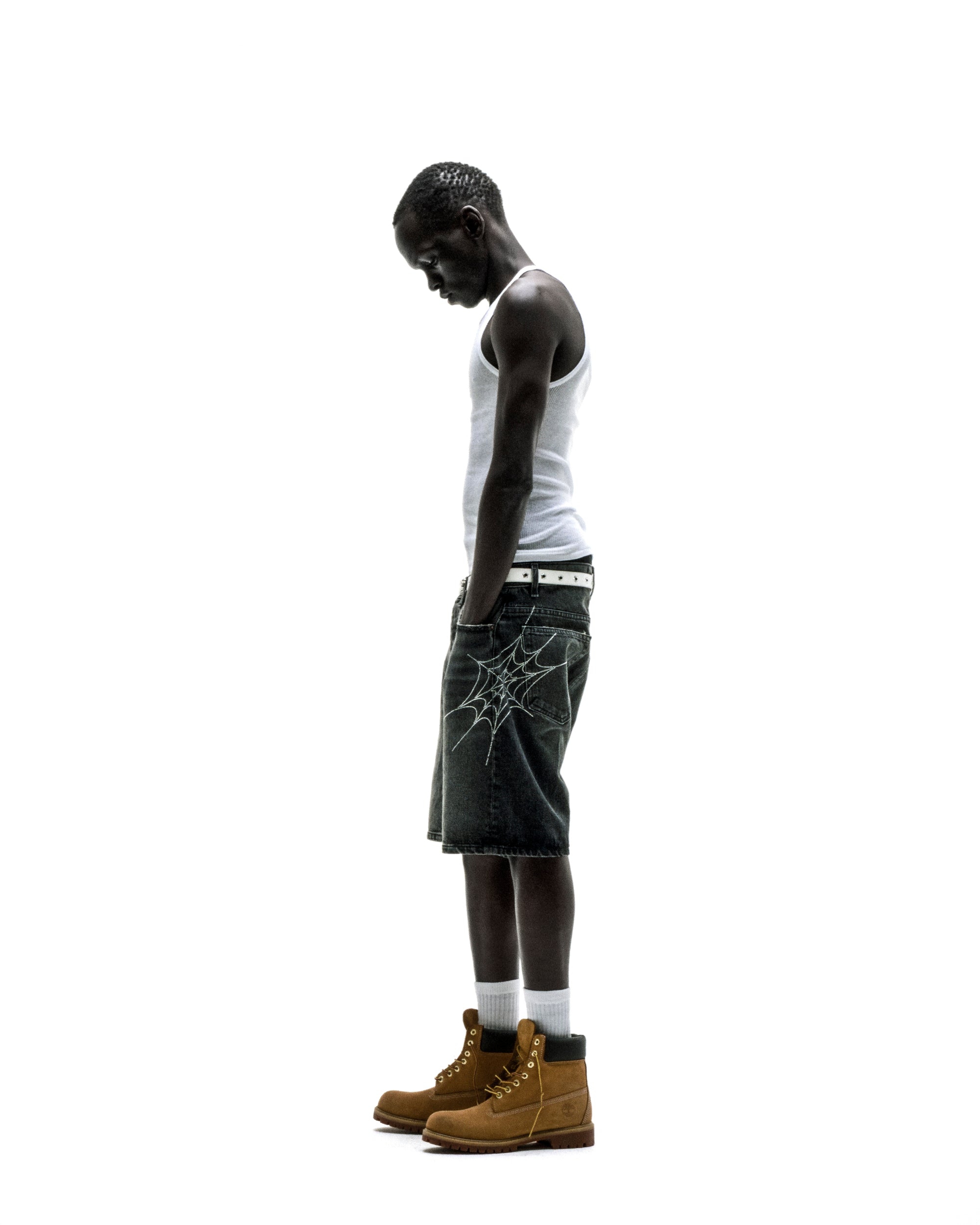 SCRIPT WEB DENIM SHORT - Image 6