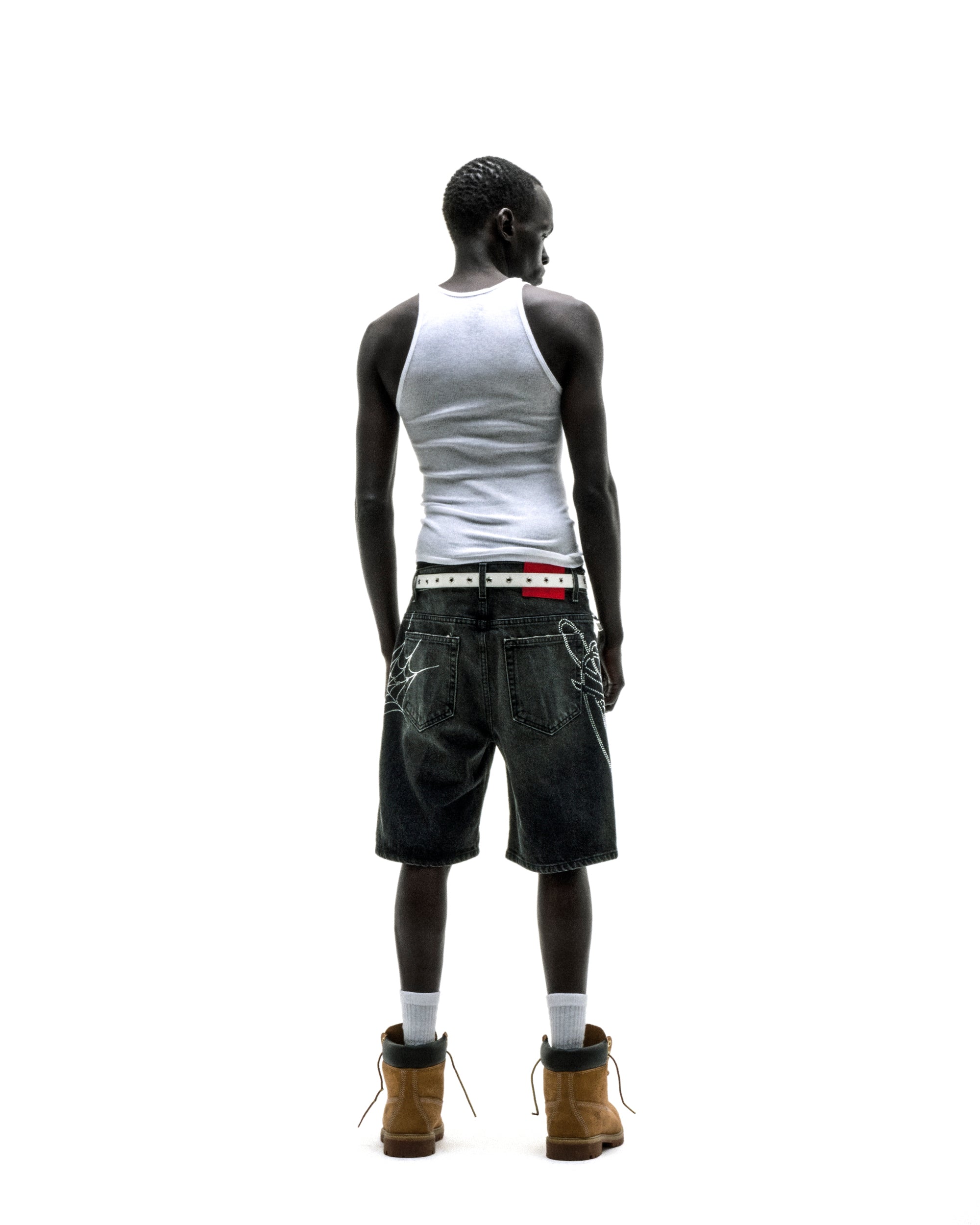 SCRIPT WEB DENIM SHORT - Image 7