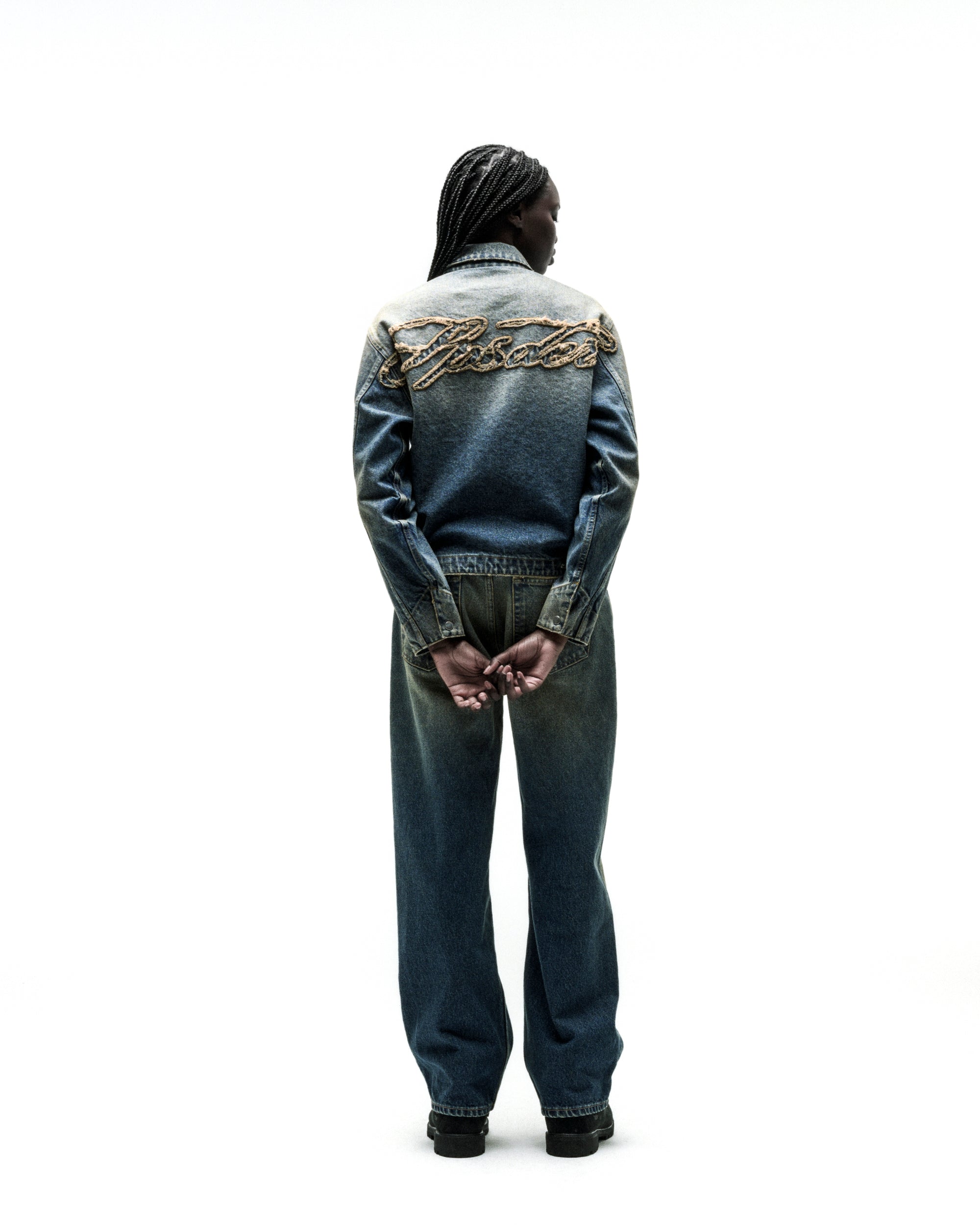 SCRIPT DENIM WORK JACKET - Image 13